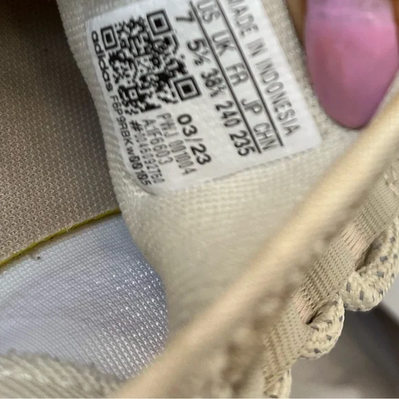 Adidas Kaptir women’s flow shoes, sneaker,7,Aluminum,Tan, Wonder Beige - Picture 8 of 11